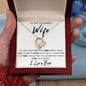 TO MY STUNNING WIFE FOREVER LOVE NECKLACE