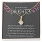 TO MY BEAUTIFUL DAUGHTER ALLURING BEAUTY NECKLACE