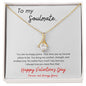 To My Soulmate Alluring Beauty Necklace