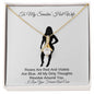 To My Smokin' Hot Wife Alluring Beauty Necklace