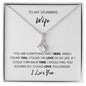 To My Stunning Wife Alluring Beauty Necklace