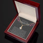 TO MY BEAUTIFUL DAUGHTER ALLURING BEAUTY NECKLACE
