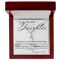 TO MY BEAUTIFUL DAUGHTER ALLURING BEAUTY NECKLACE