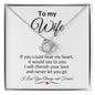To My Wife Love Knot Necklace