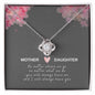 Mother Daughter Love Knot Necklace