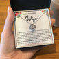 TO MY BEAUTIFUL WIFE LOVE KNOT NECKLACE