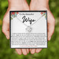 TO MY BEAUTIFUL WIFE LOVE KNOT NECKLACE