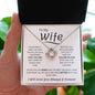 TO MY WIFE LOVE KNOT NECKLACE