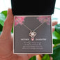 Mother Daughter Love Knot Necklace