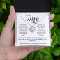 TO MY WIFE LOVE KNOT NECKLACE