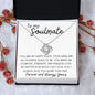 TO MY SOULMATE LOVE KNOT NECKLACE
