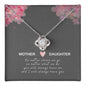 Mother Daughter Love Knot Necklace