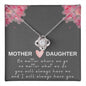 MOTHER DAUGHTER LOVE KNOT NECKLACE