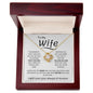 TO MY WIFE LOVE KNOT NECKLACE