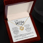 TO MY WIFE LOVE KNOT NECKLACE