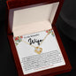 TO MY BEAUTIFUL WIFE LOVE KNOT NECKLACE