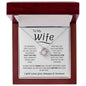 TO MY WIFE LOVE KNOT NECKLACE