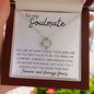 TO MY SOULMATE LOVE KNOT NECKLACE