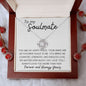 TO MY SOULMATE LOVE KNOT NECKLACE