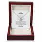 To My Daughter Love Knot Necklace