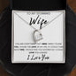 TO MY STUNNING WIFE FOREVER LOVE NECKLACE
