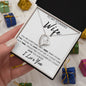TO MY STUNNING WIFE FOREVER LOVE NECKLACE