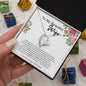 To My Beautiful Wife Love Knot Necklace