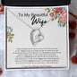 To My Beautiful Wife Love Knot Necklace