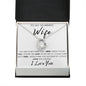 TO MY STUNNING WIFE FOREVER LOVE NECKLACE