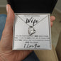 TO MY STUNNING WIFE FOREVER LOVE NECKLACE