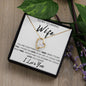TO MY STUNNING WIFE FOREVER LOVE NECKLACE
