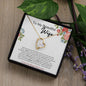 To My Beautiful Wife Love Knot Necklace