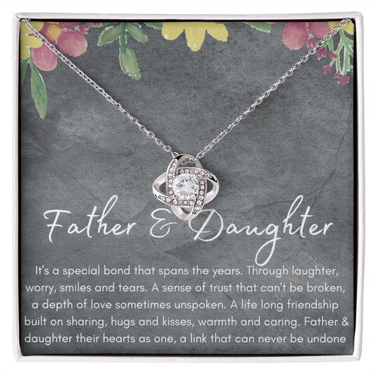 FATHER & DAUGHTER LOVE KNOT NECKLACE