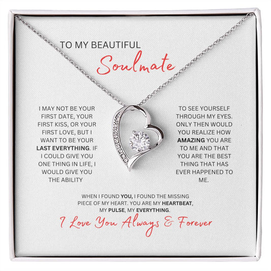 To My Beautiful Soulmate Necklace